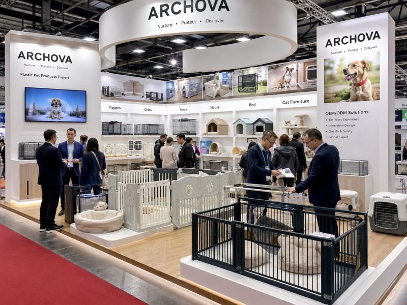 Archova cat furniture sample display wall
