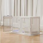Plastic Freestanding Pet Gates for Puppies & Small Dogs