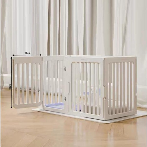 Plastic Freestanding Pet Gates for Puppies & Small Dogs