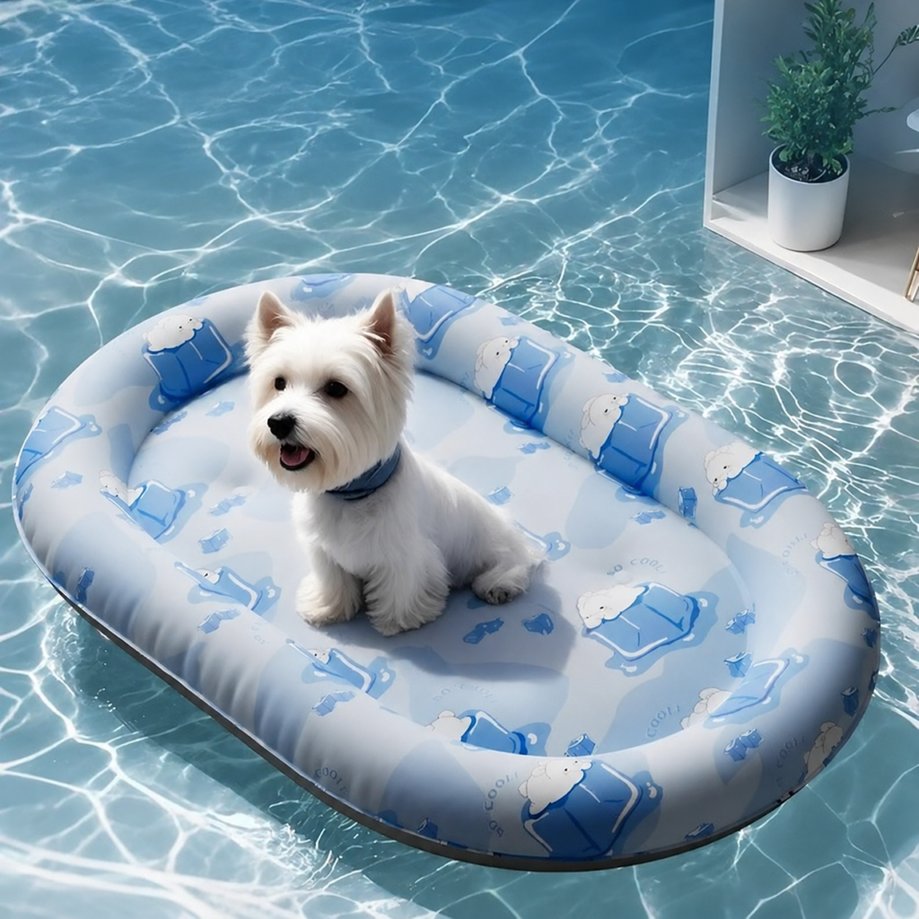 Sealed Oval Cooling Bed for Supervised Indoor Use