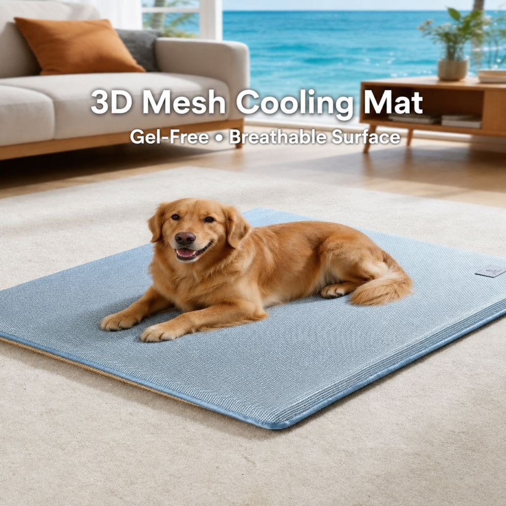 Gel-Free 3D Mesh Cooling Mat for Dogs