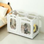 Plastic Dog Pen for Puppies & Small Dogs