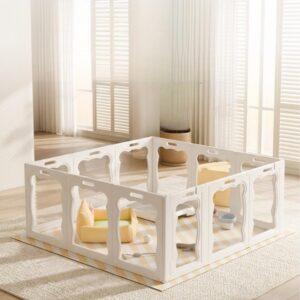 Plastic Dog Pen Indoor for Puppies & Small Dogs