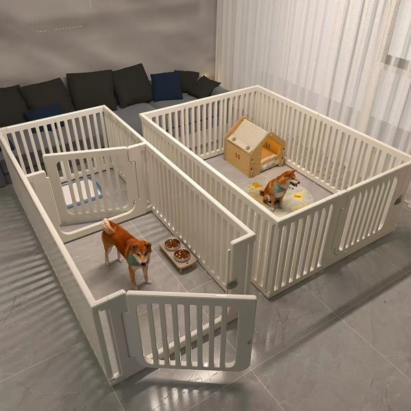 Plastic Dog Pen Indoor for Puppies & Small Dogs