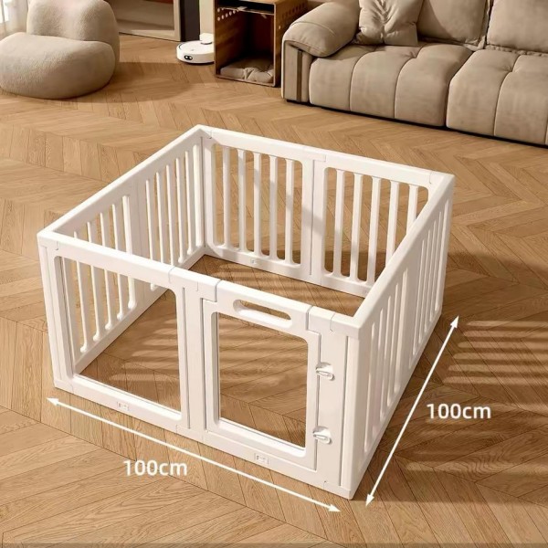 8 Panel Plastic Dog Pen for Puppies & Small Dogs