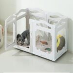 Plastic Dog Pen for Puppies & Small Dogs