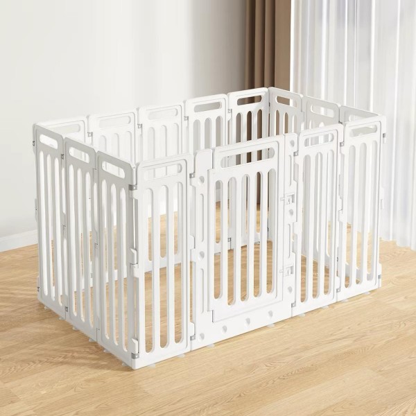 Plastic Freestanding Pet Gates for Puppies & Small Dogs