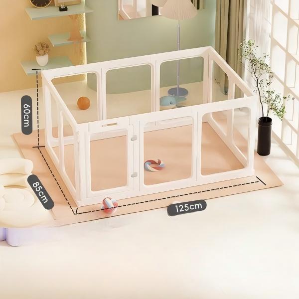 Plastic Dog Pen Indoor for Puppies & Small Dogs