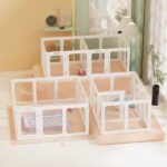8 Panel Plastic Dog Pen for Puppies & Small Dogs