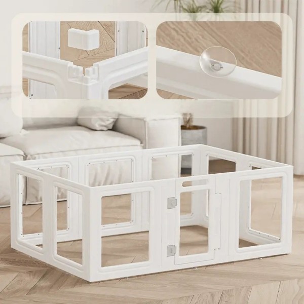 Plastic Puppy Playpen for Puppies & Small Dogs