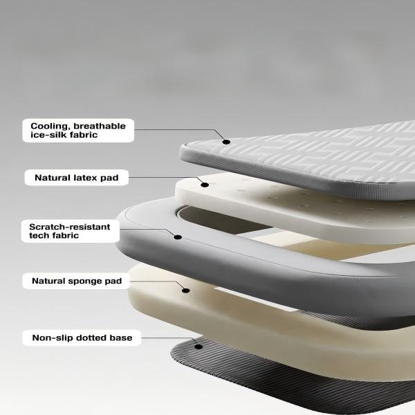 Cooling Orthopedic Dog Bed for Summer Comfort and Support