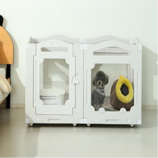 Plastic Dog Pen for Puppies & Small Dogs