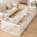 Plastic Freestanding Pet Gates for Puppies & Small Dogs