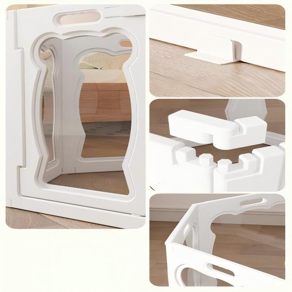 Plastic Dog Pen for Puppies & Small Dogs