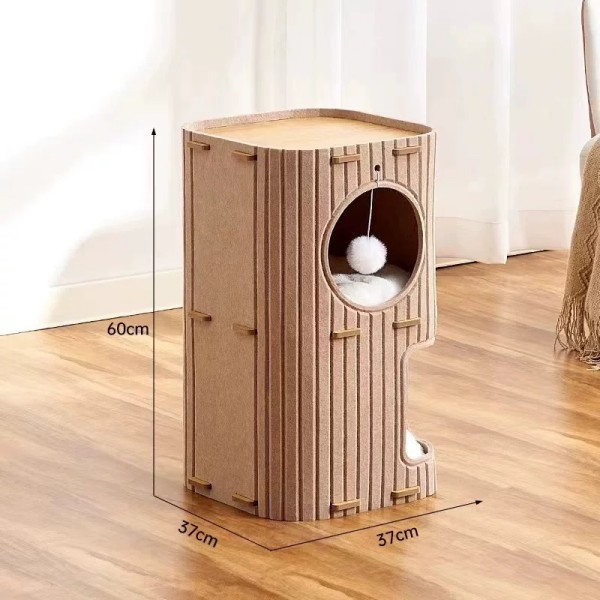 Felted Cat House Manufacturer | Multi-Level Felt Cat House