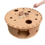 Felt Cat House Cave Manufacturer | Round Peekaboo Cat Houses