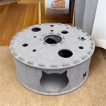 Felt Cat House Cave Manufacturer | Round Peekaboo Cat Houses
