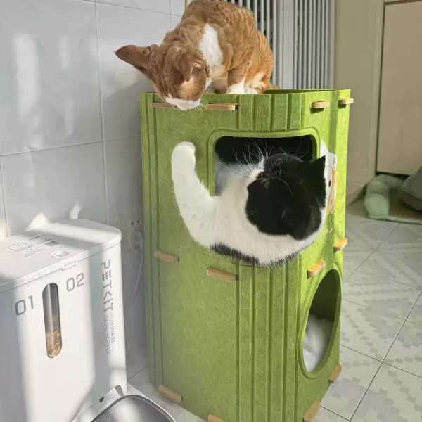 Cat House Felt Manufacturer | Modular Felt Cat Hideaway Beds