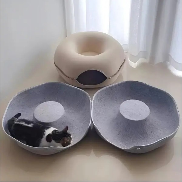 Felt Cat Tunnel Manufacturer | Felt Cat Donut Tunnel Beds