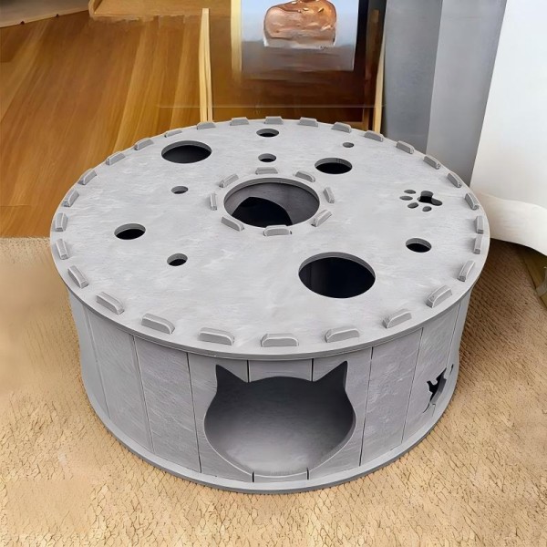 Felt Cat House Cave Manufacturer | Round Peekaboo Cat Houses