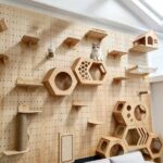 Cat Wall Shelves Manufacturer | Modular Pegboard Cat Shelf Sets