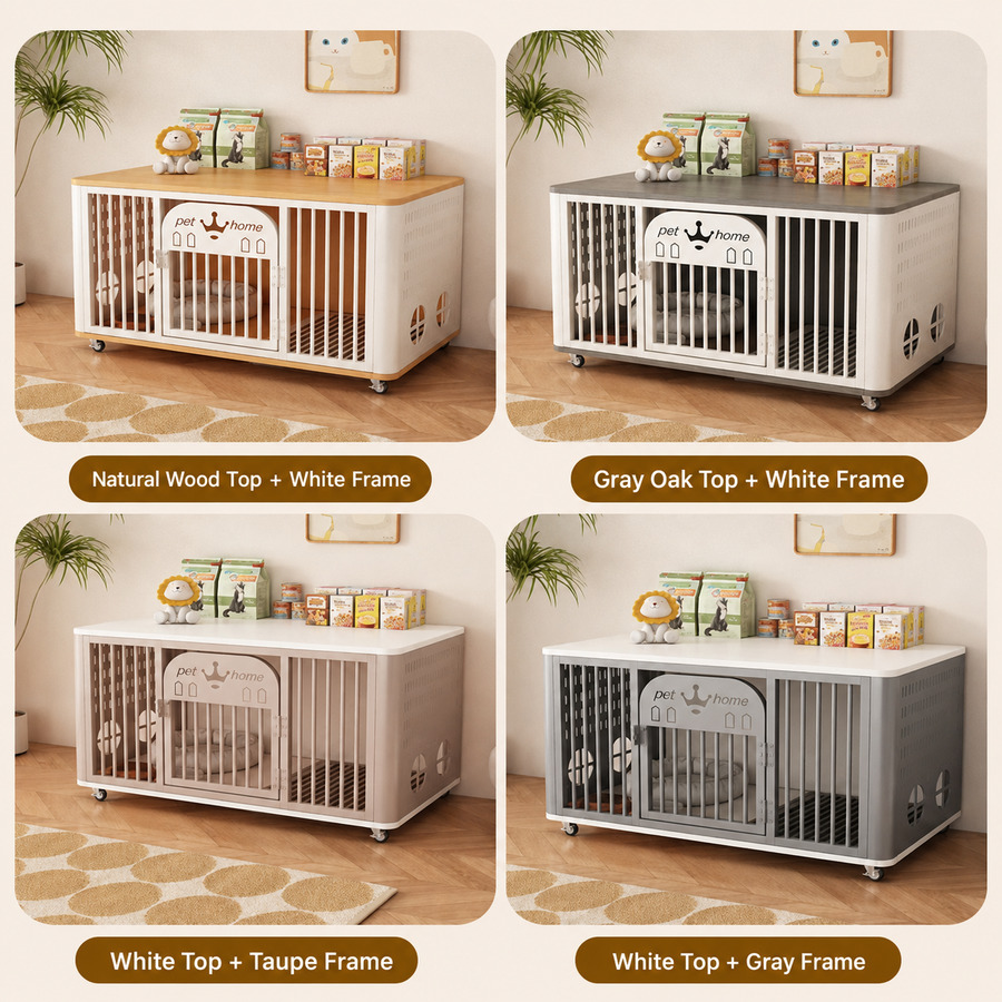 Steel Tube Dog Crate Furniture Manufacturer