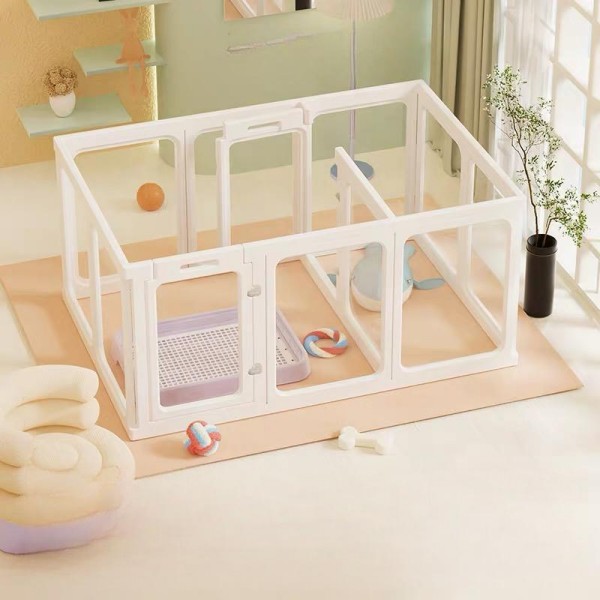Plastic Dog Pen Indoor for Puppies & Small Dogs