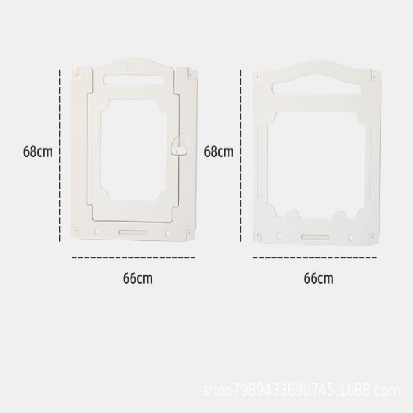 Clear Plastic Dog Playpen for Puppies & Small Dogs