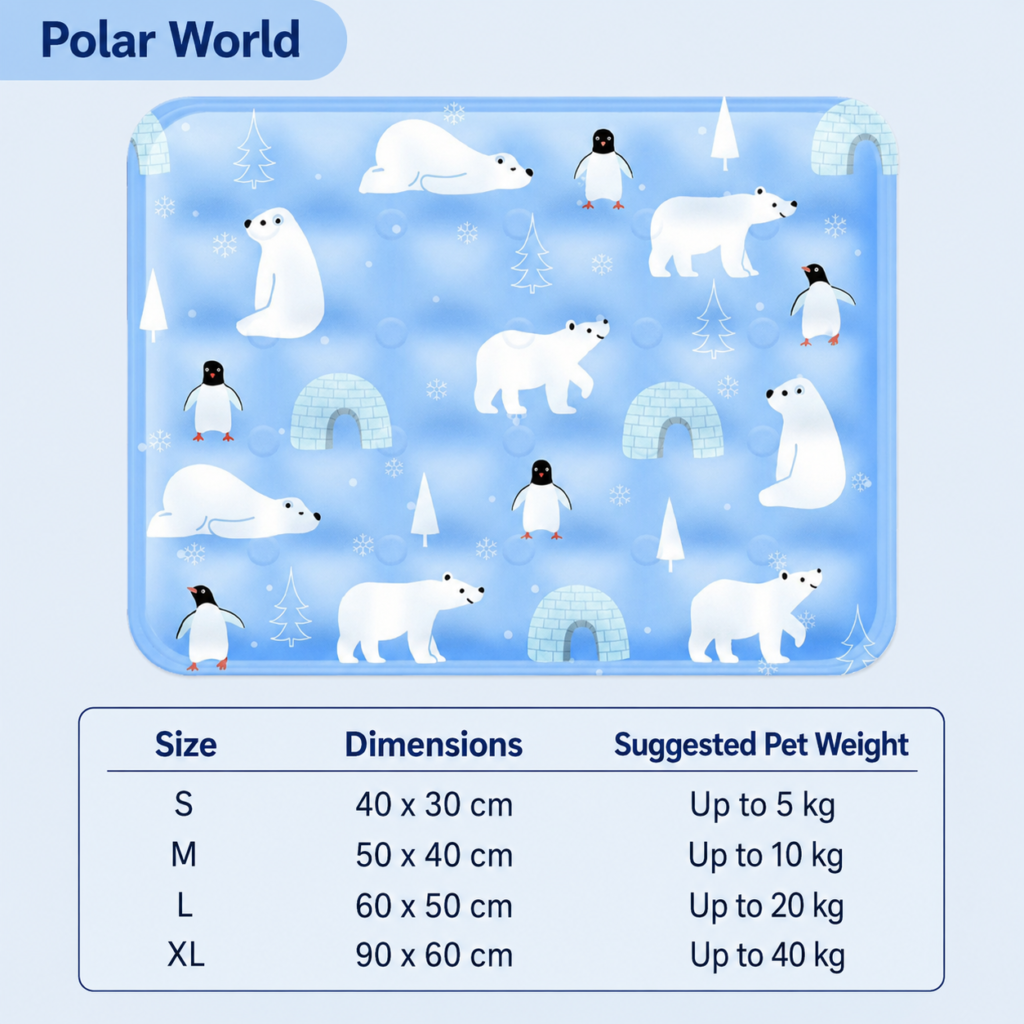 Pre-Filled Gel Cooling Mat for Dogs Manufacturer