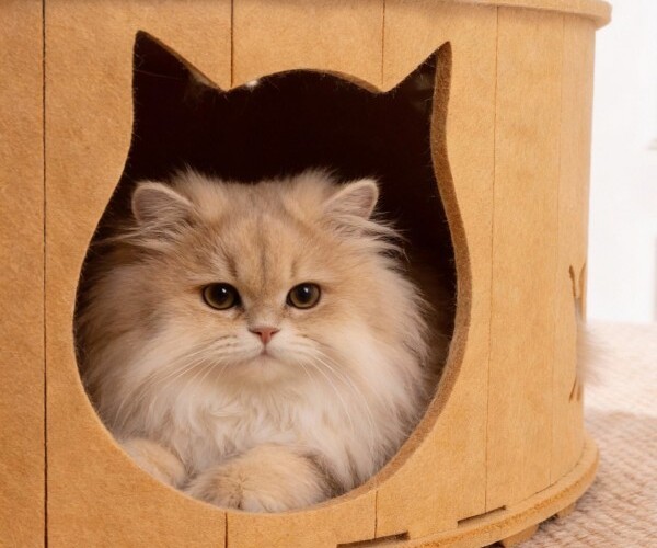 Felt Cat House Cave Manufacturer | Round Peekaboo Cat Houses