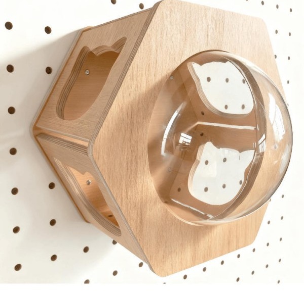 Cat Climbing Wall Shelves Manufacturer | Modular Pegboard Cat Wall System