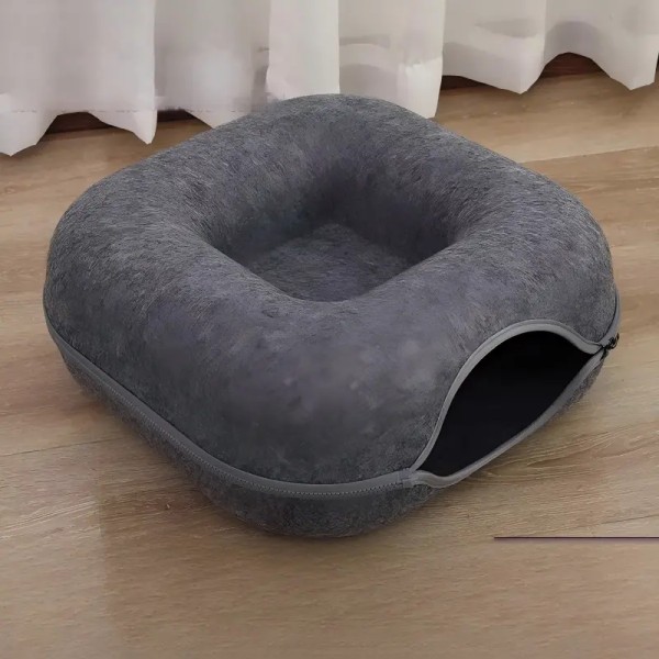 Structured Felt Body Holds the Donut Silhouette
