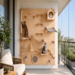 Cat Climbing Wall Shelves Manufacturer | Modular Pegboard Cat Wall System