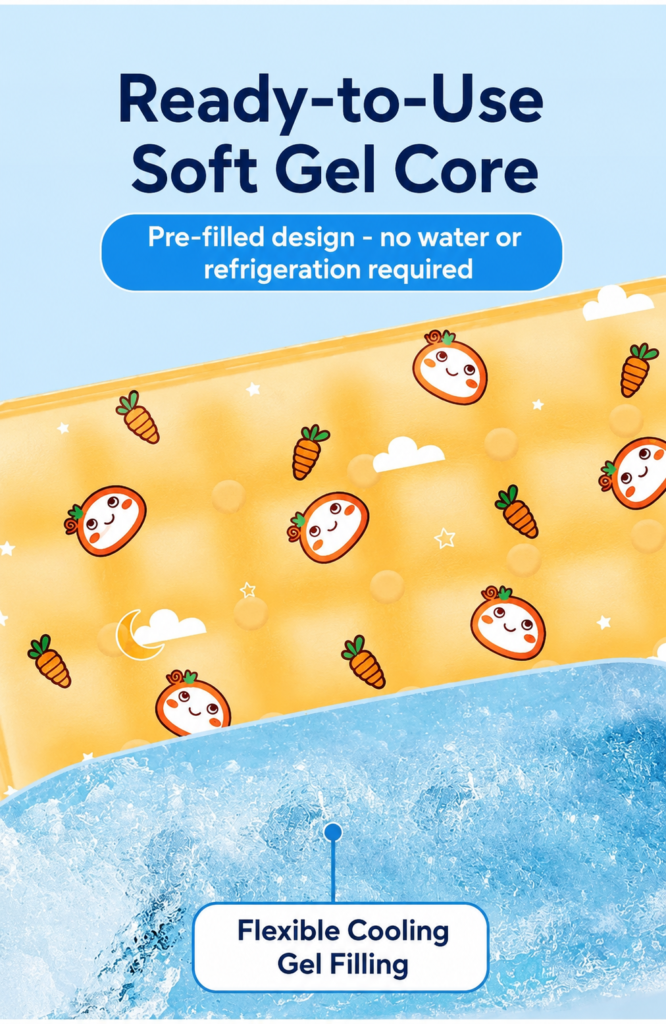 Pre-Filled Gel Cooling Mat for Dogs Manufacturer