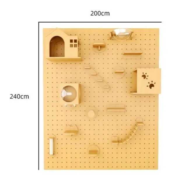 120 cm and 200 cm Full-Wall Layout Directions