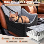 Dog Car Booster Seat Manufacturer | 5-Inch Raised Foam Seat