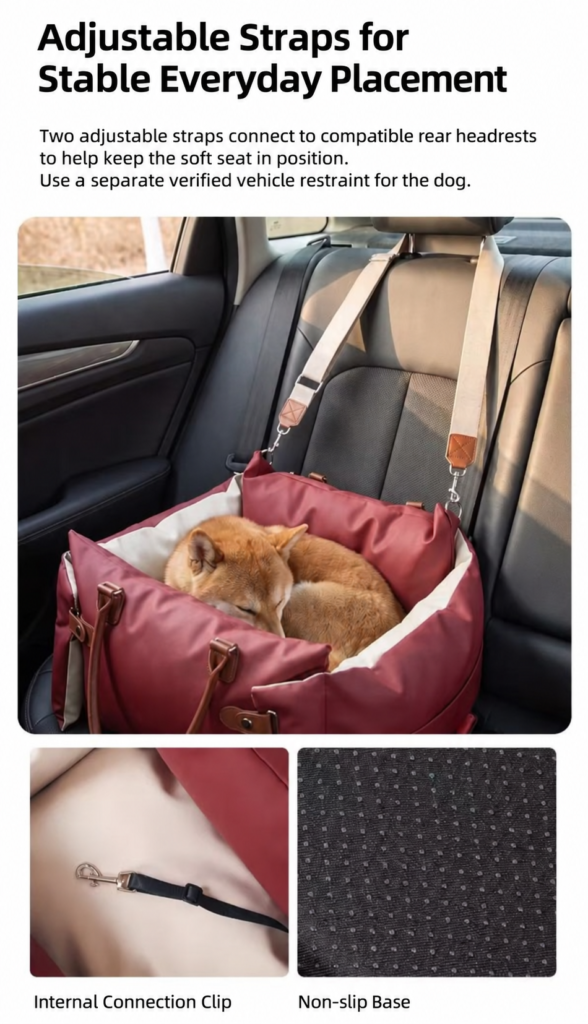 Small Dog Car Seat Manufacturer | Convertible Travel Bed