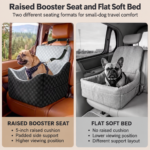 Dog Car Booster Seat Manufacturer | 5-Inch Raised Foam Seat