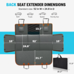 Backseat Extender for Dogs Manufacturer | Hard Bottom Car Platform