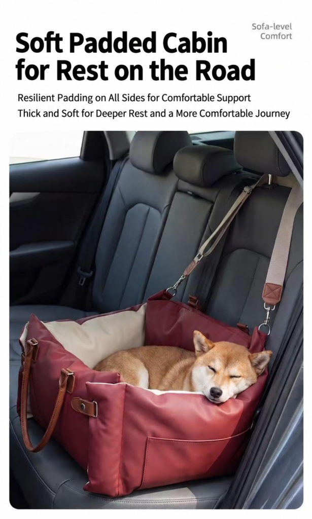 Small Dog Car Seat Manufacturer | Convertible Travel Bed