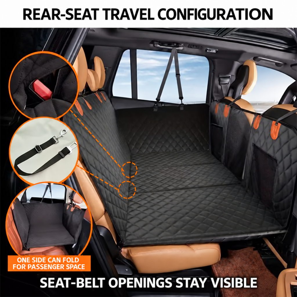 Backseat Extender for Dogs Manufacturer | Hard Bottom Car Platform
