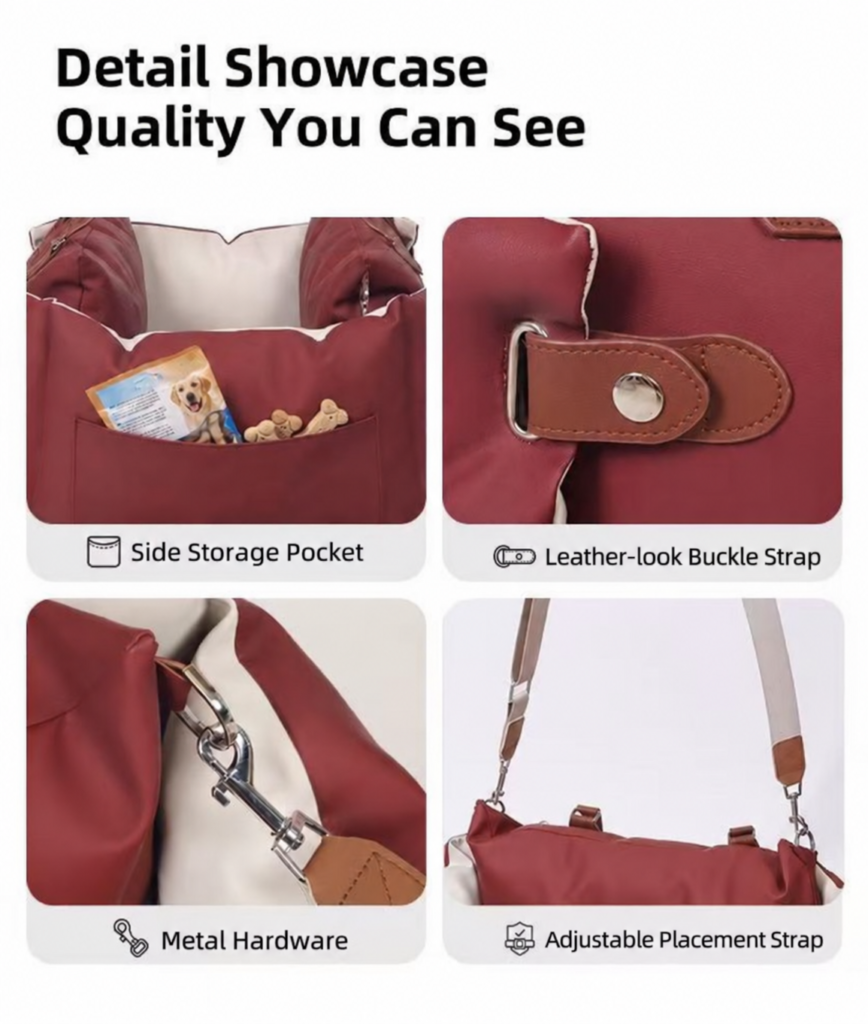 Small Dog Car Seat Manufacturer | Convertible Travel Bed