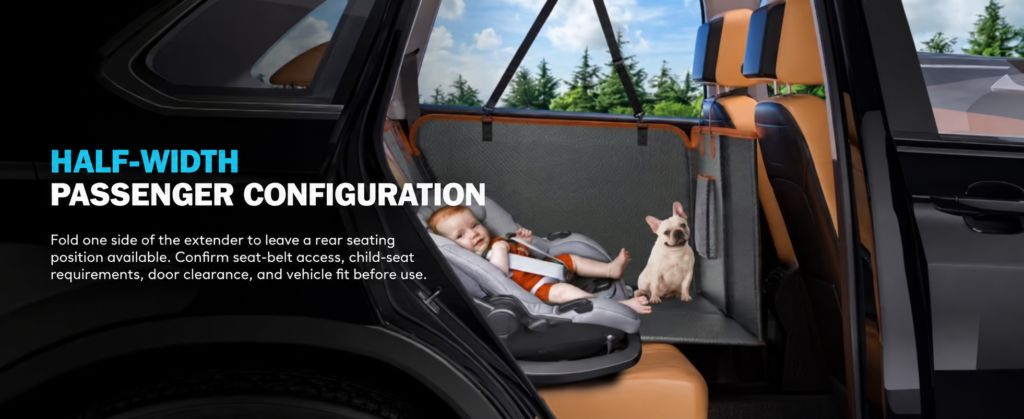 Backseat Extender for Dogs Manufacturer | Hard Bottom Car Platform